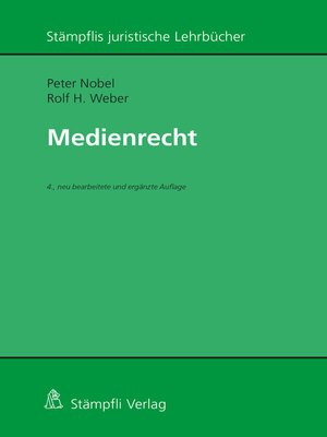 cover image of Medienrecht
